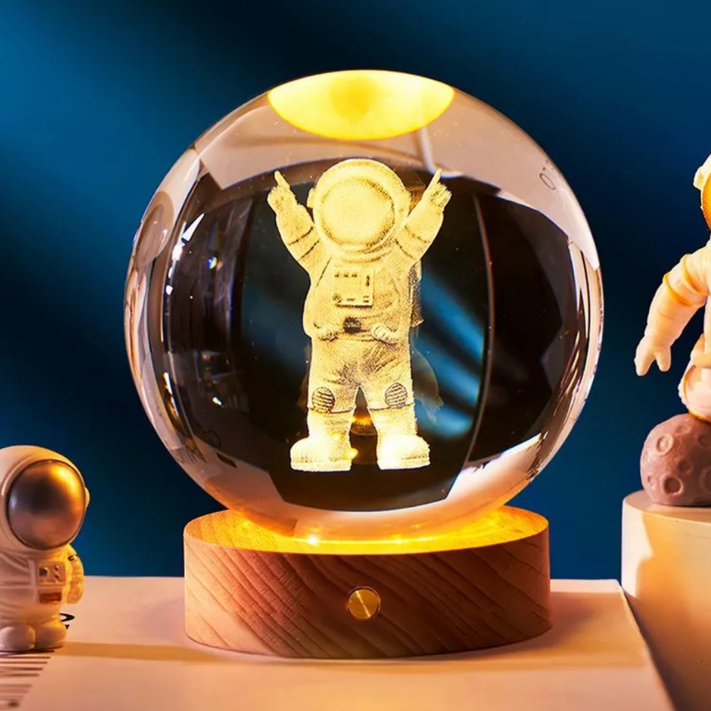 Esfera 3D Astronauta Pequeña